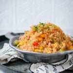 Keto Cajun Cauliflower Rice | Peace Love and Low Carb