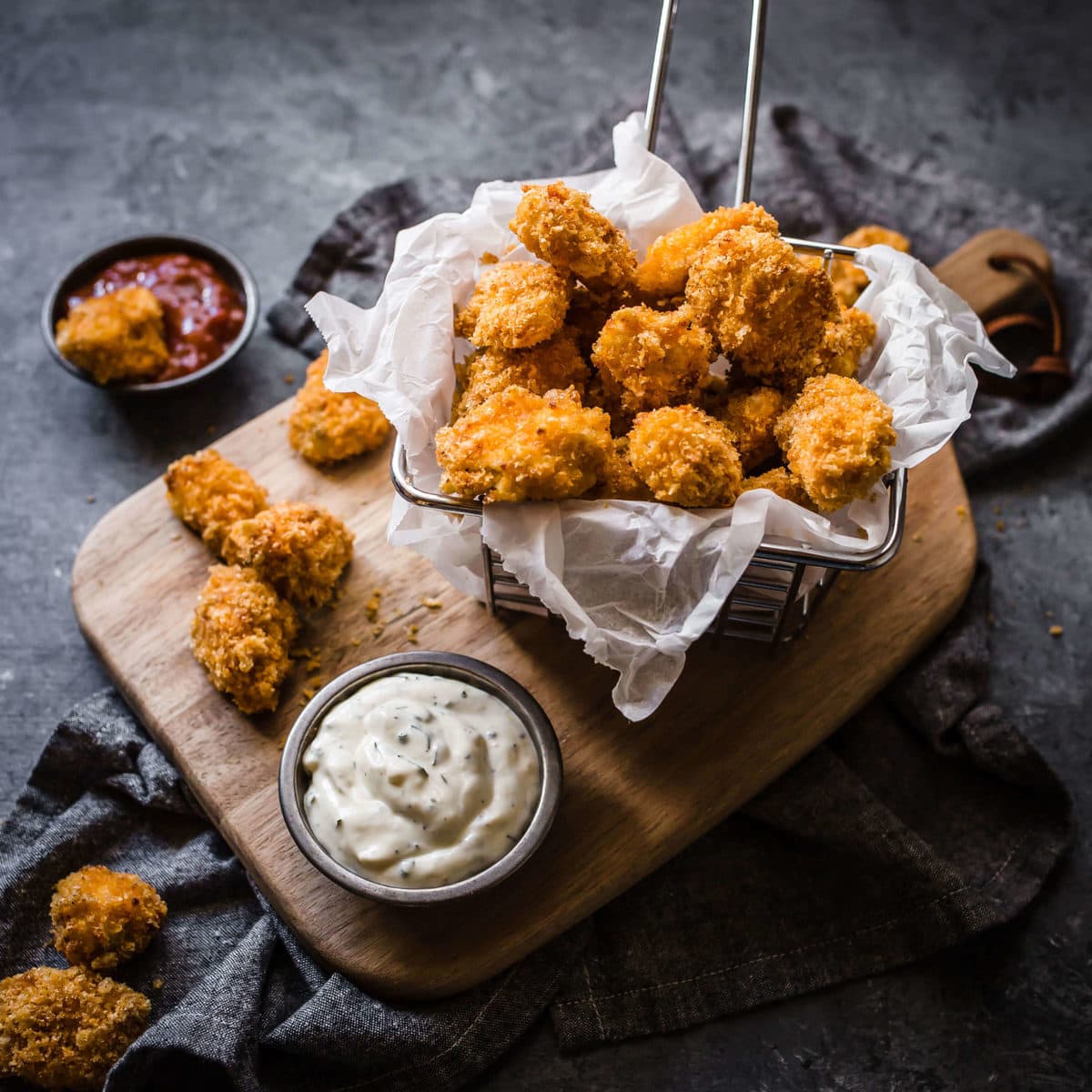 Keto Popcorn Chicken | Peace Love and Low Carb