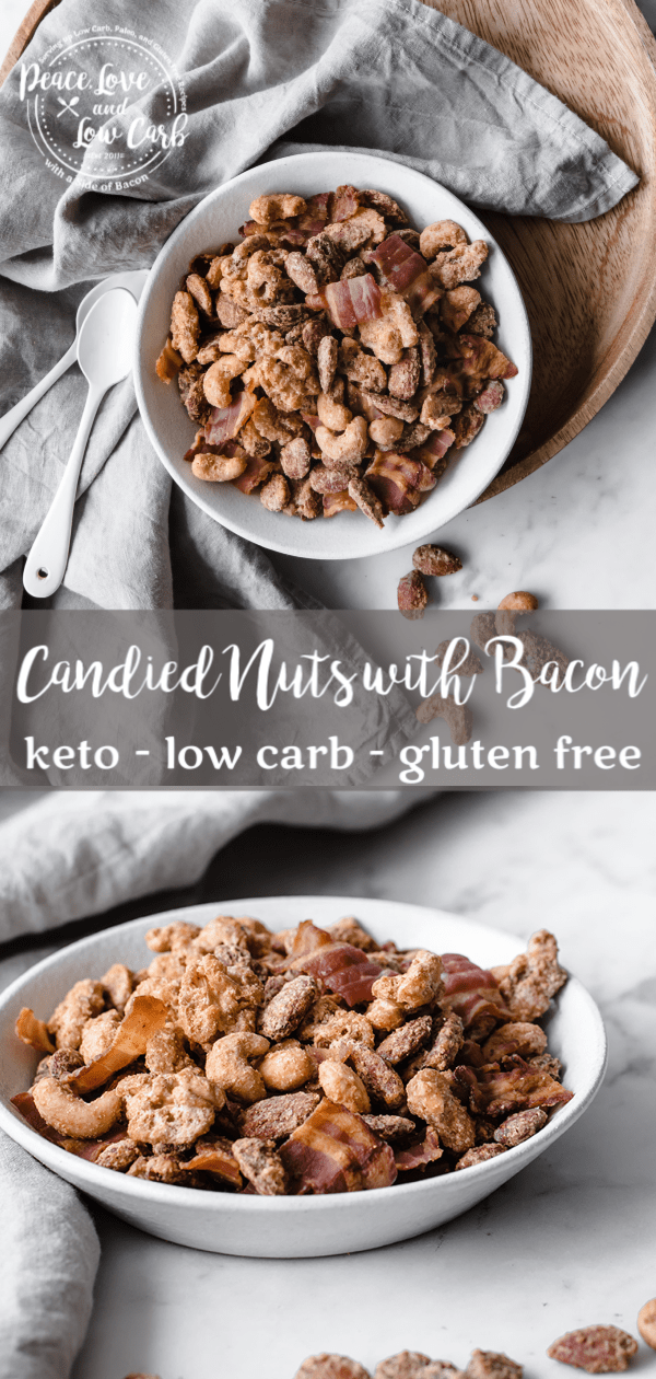 Keto Candied Nuts with Bacon Peace Love and Low Carb