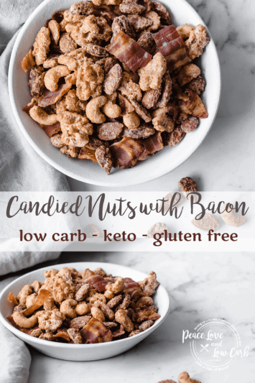 Keto Candied Nuts with Bacon | Peace Love and Low Carb copy 2