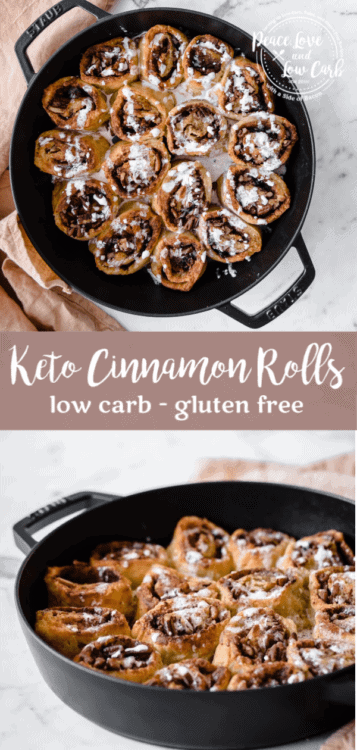 Maple Keto Cinnamon Rolls | Peace Love and Low Carb
