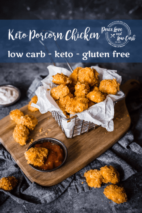 Keto Popcorn Chicken | Peace Love and Low Carb copy
