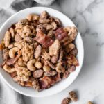 Keto Candied Nuts with Bacon | Peace Love and Low Carb