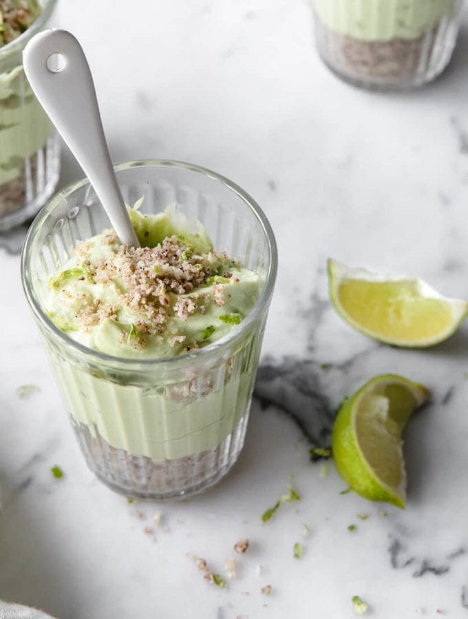 Keto Key Lime Pie Jars | Peace Love and Low Carb