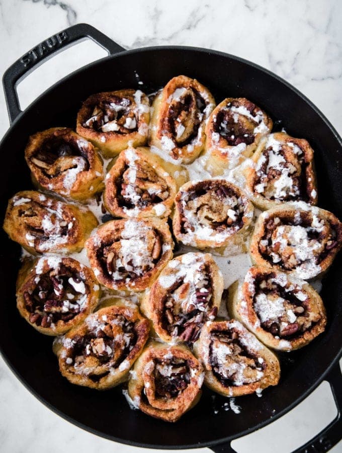 Maple Keto Cinnamon Rolls | Peace Love and Low Carb