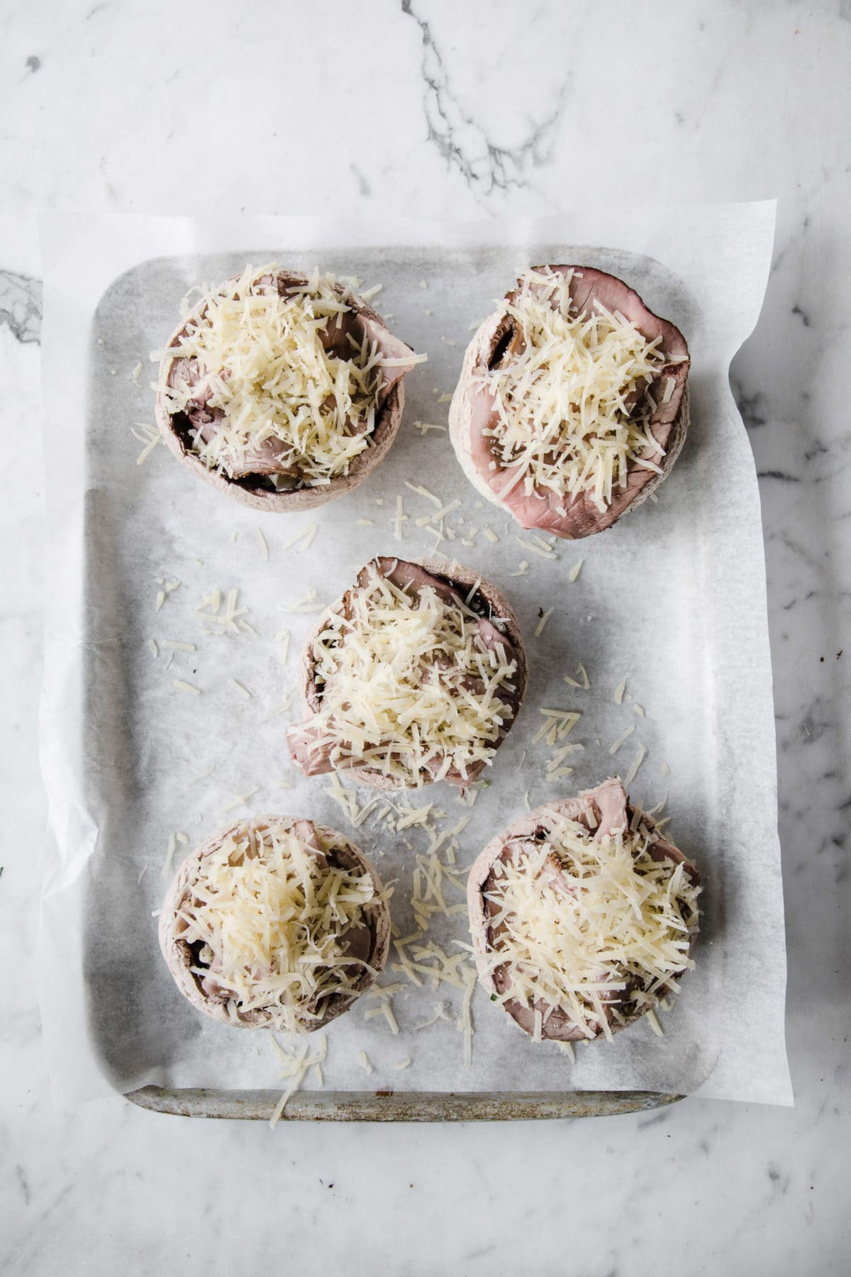 Keto Reuben Stuffed Mushrooms | Peace Love and Low Carb