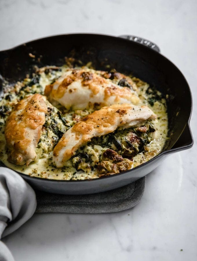Keto Broccoli and Cheese Stuffed Chicken | Peace Love and Low Carb