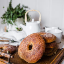 Keto Cinnamon Sugar (free) Bagels
