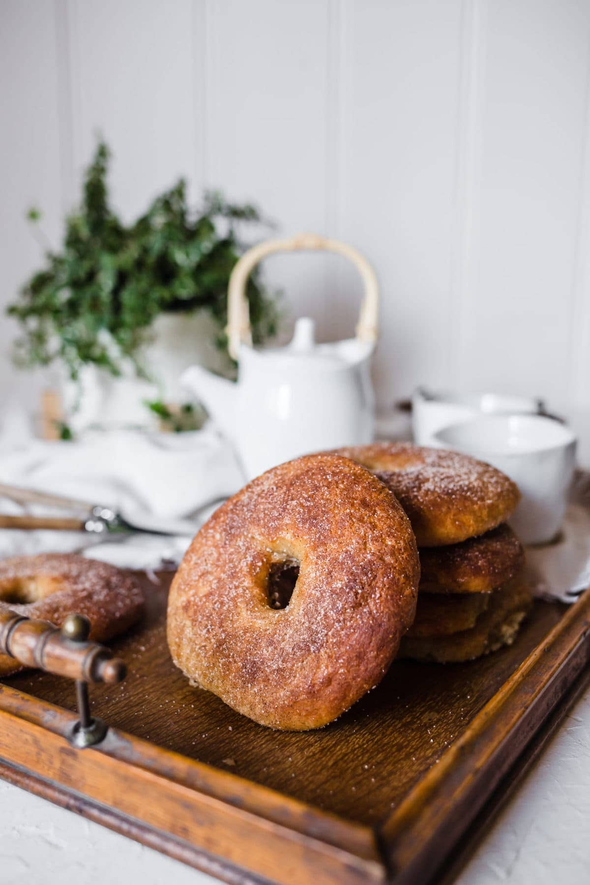 Keto Cinnamon Sugar Bagels | Peace Love and Low Carb