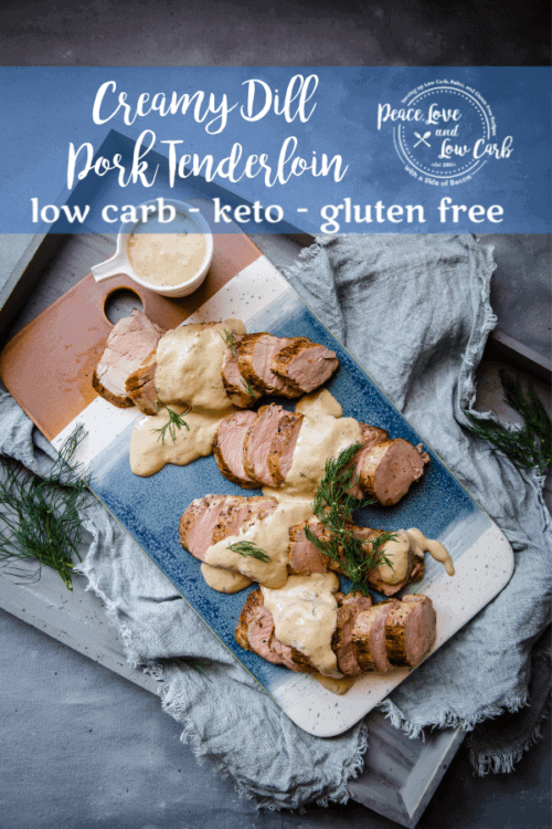 This Pork Tenderloin with Creamy Dill Sauce is the perfect quick and easy weeknight meal. It is rich and flavorful, and comes together in no time.