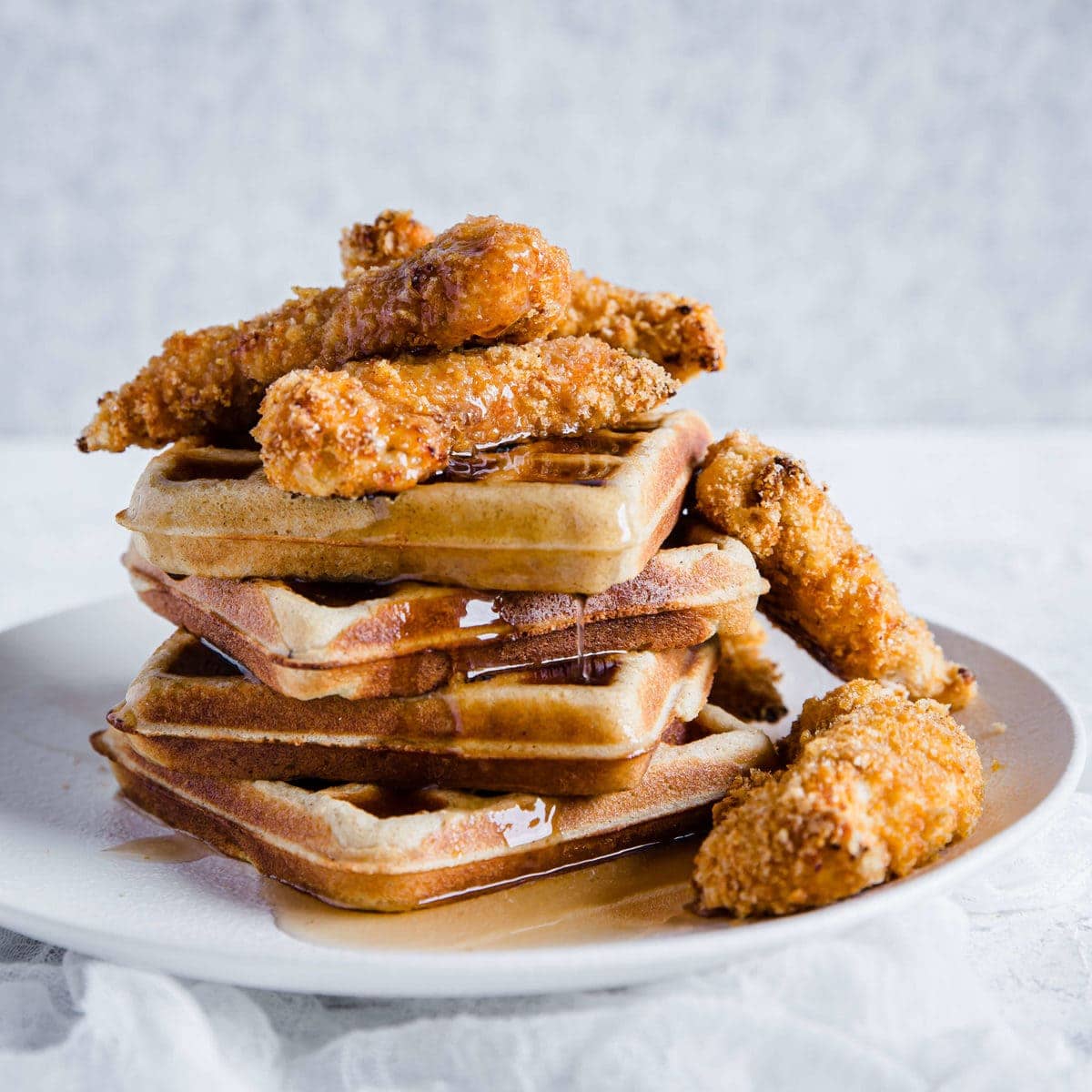 Keto Chicken And Waffles Peace Love And Low Carb