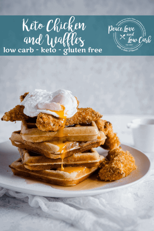 This Keto Chicken and Waffles recipe is combining the ultimate soul food with comfort food at its finest. This healthier version may be low carb, and gluten free, but it is packed with flavor.