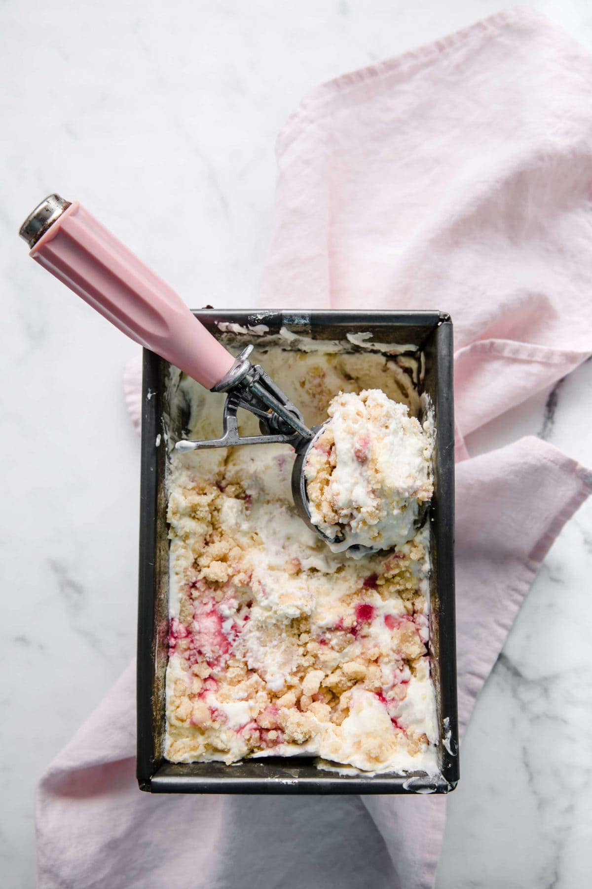 Keto Strawberry Cheesecake Ice Cream Peace Love and Low Carb