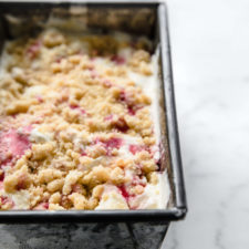 Keto Strawberry Cheesecake Ice Cream