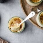 Keto Pumpkin Spice Creme Brûlée has a rich and creamy texture inside and a delightfully crunchy top. It's the perfect year round low carb dessert recipe.
