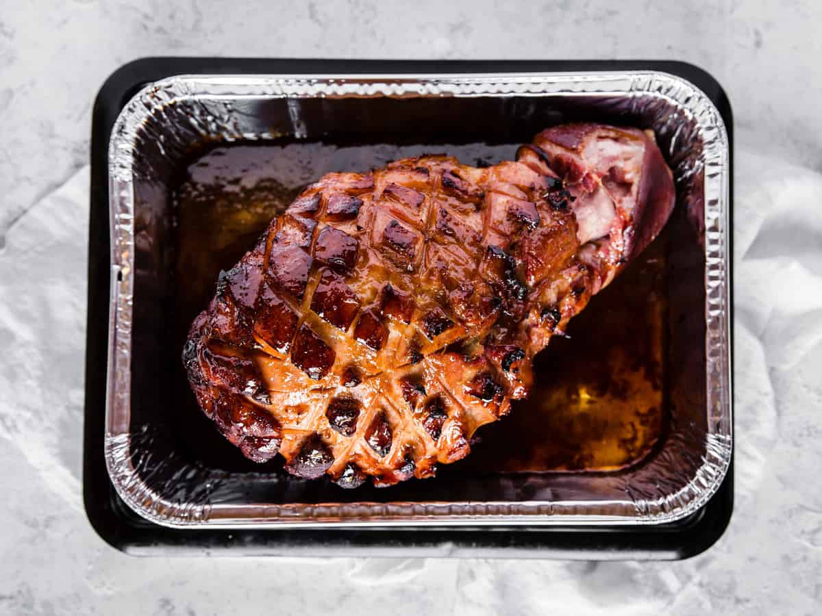 Sugar Free Keto Glazed Ham - Peace Love and Low Carb