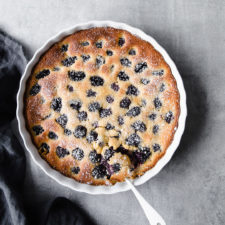 Keto Blackberry Clafoutis