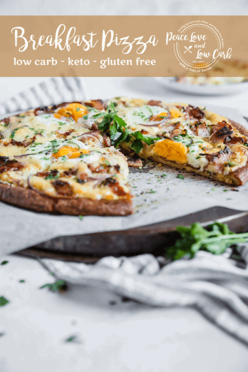 Keto Breakfast Pizza | Peace Love and Low Carb