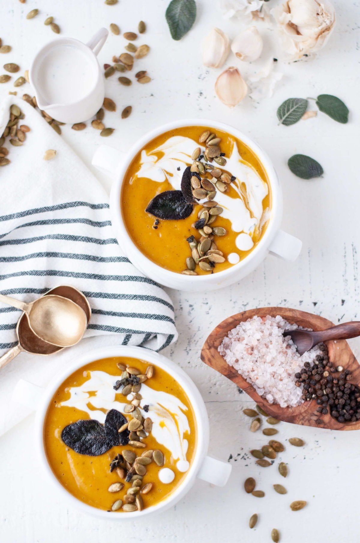 Roasted Butternut Squash and Sausage Soup