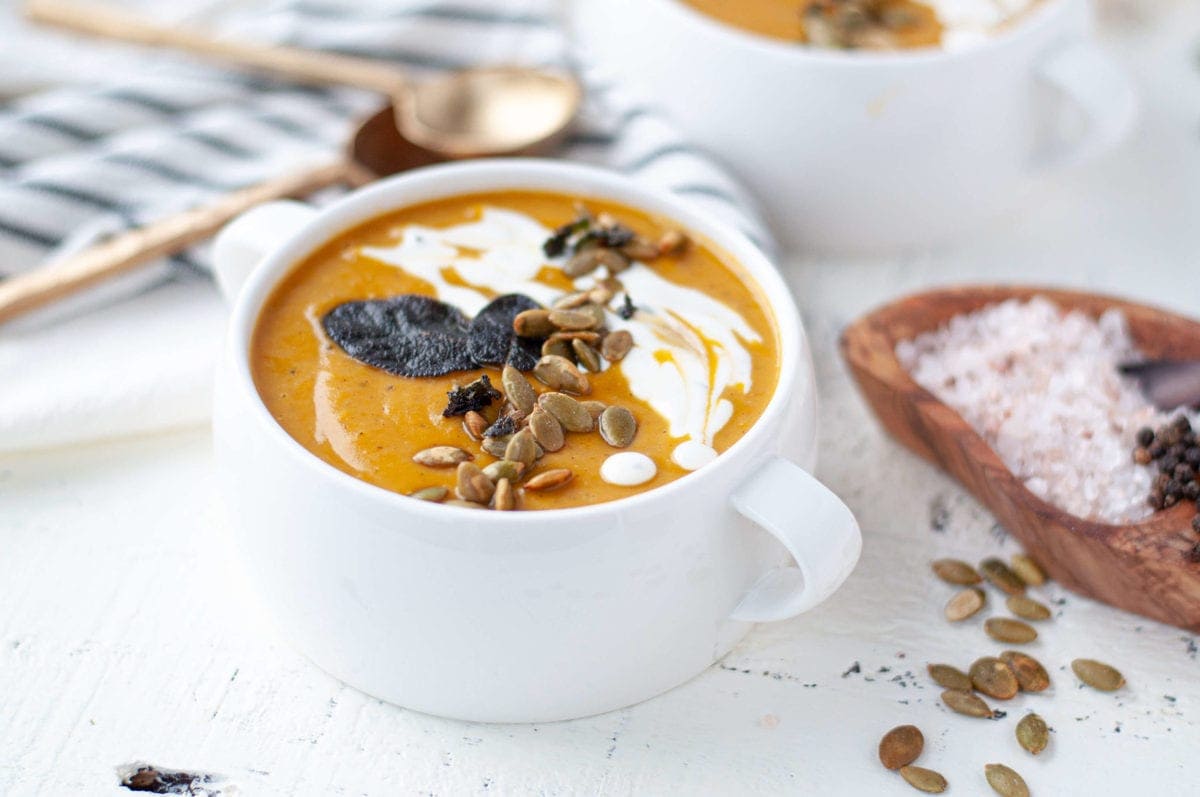 Roasted Butternut Squash and Sausage Soup
