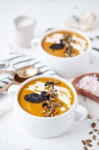 Roasted Butternut Squash And Sausage Soup - Paleo, Whole30 - Peace Love ...