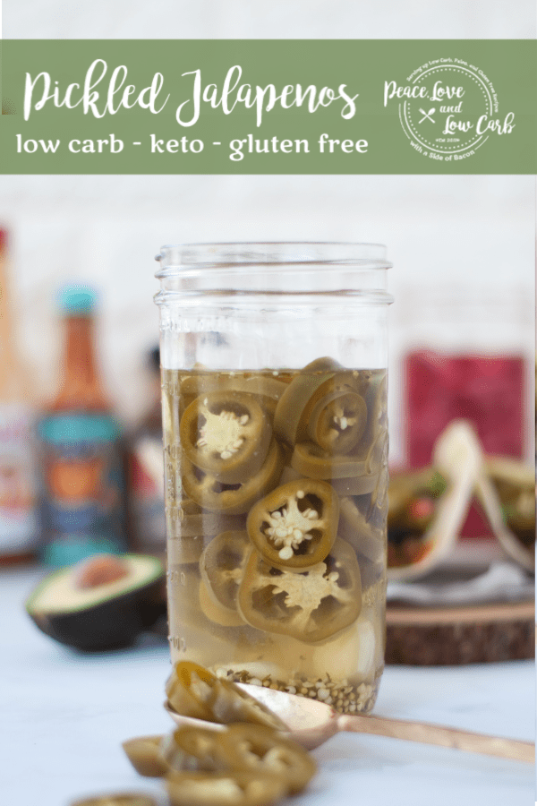 Pickled Jalapeños keto, whole30 Peace Love and Low Carb