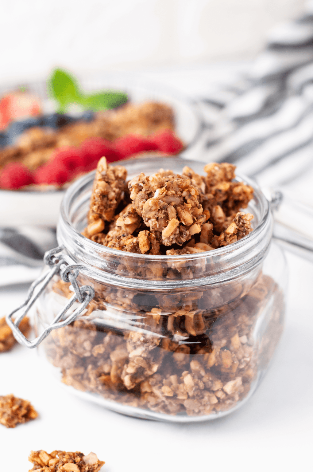 Keto Yogurt Granola Parfait Bowl Gluten Free, Dairy Free