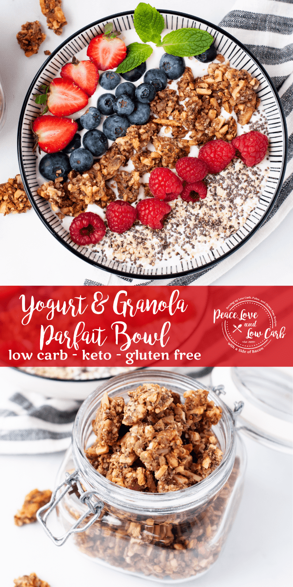 Keto Yogurt Granola Parfait Bowl Gluten Free Dairy Free 1195