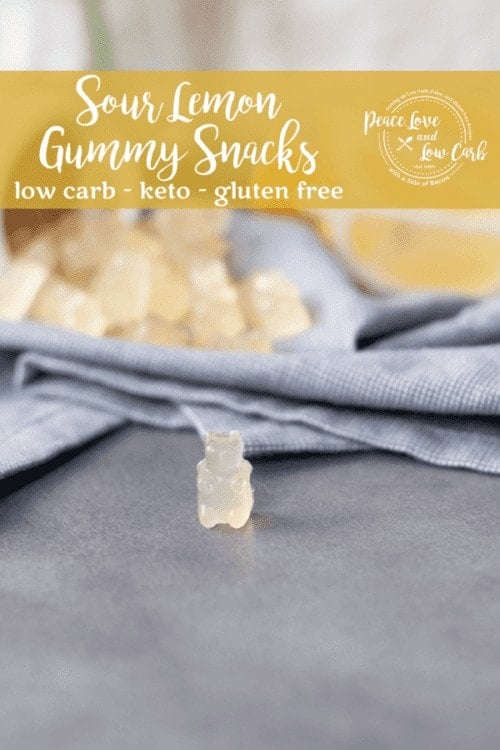 2 Gummy Bear Molds - Peace Love and Low Carb