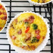Prosciutto and Veggie Egg Muffins (Whole30)
