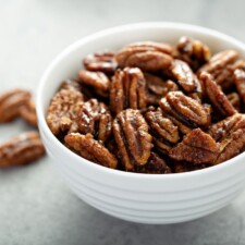 Candied Pecans - low carb, gluten free, sugar free