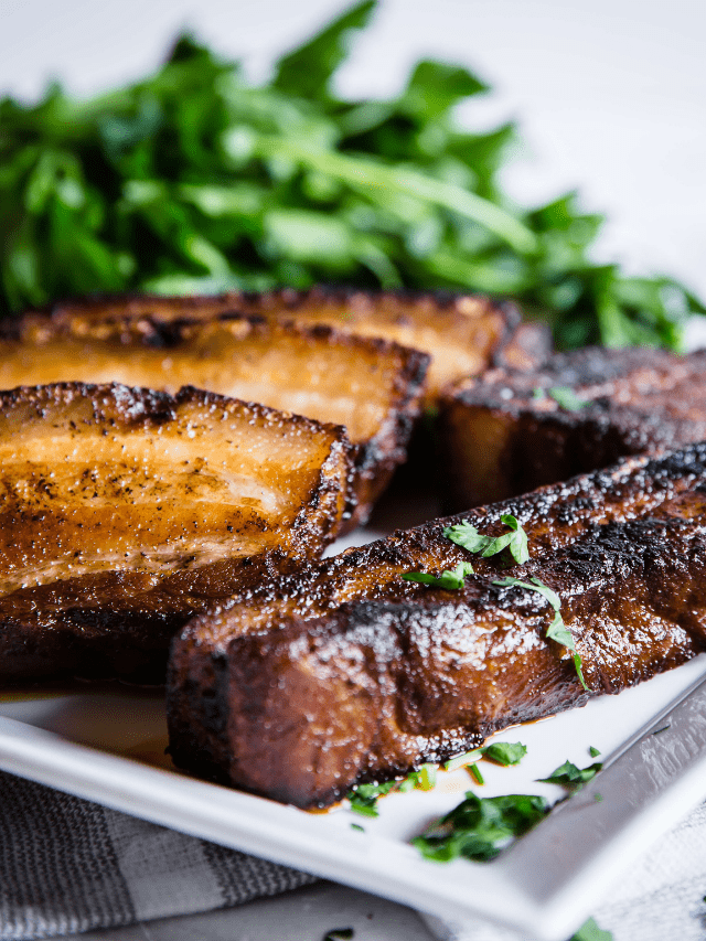 Coffee Barbecue Pork Belly