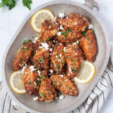 Crispy Lemon Feta Chicken Wings-image