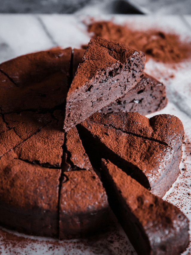 Keto Chocolate Espresso Flourless Cake