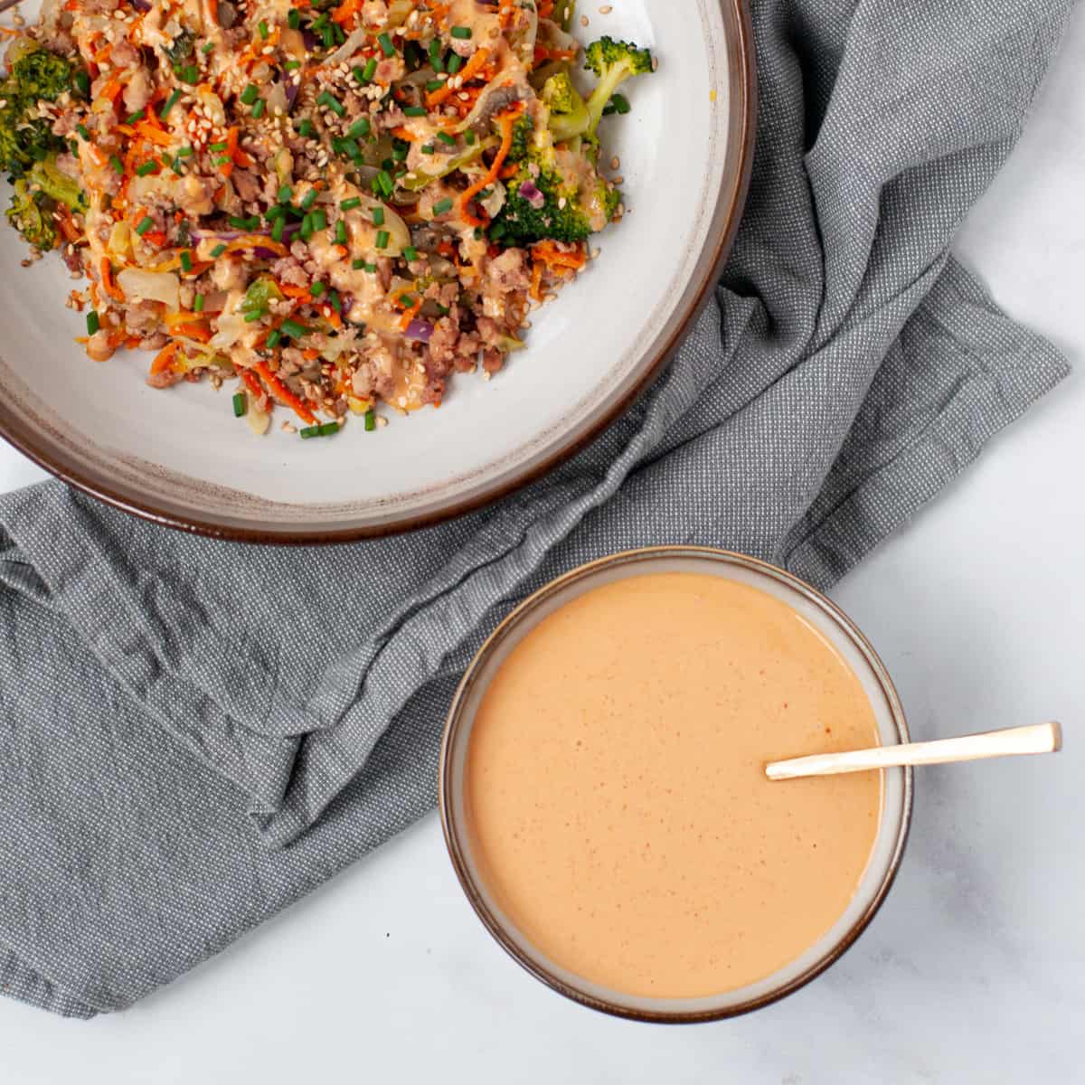 Keto Yum Yum Sauce - Peace Love and Low Carb