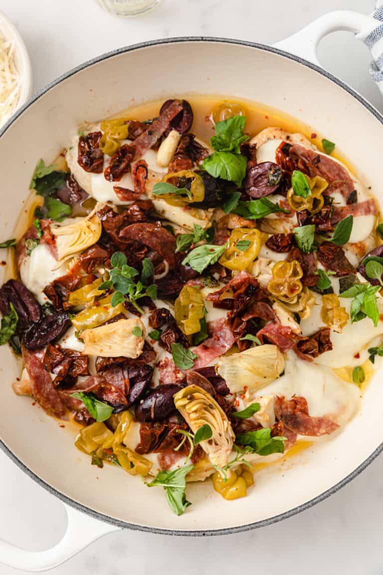 Keto Antipasto Chicken Peace Love and Low Carb