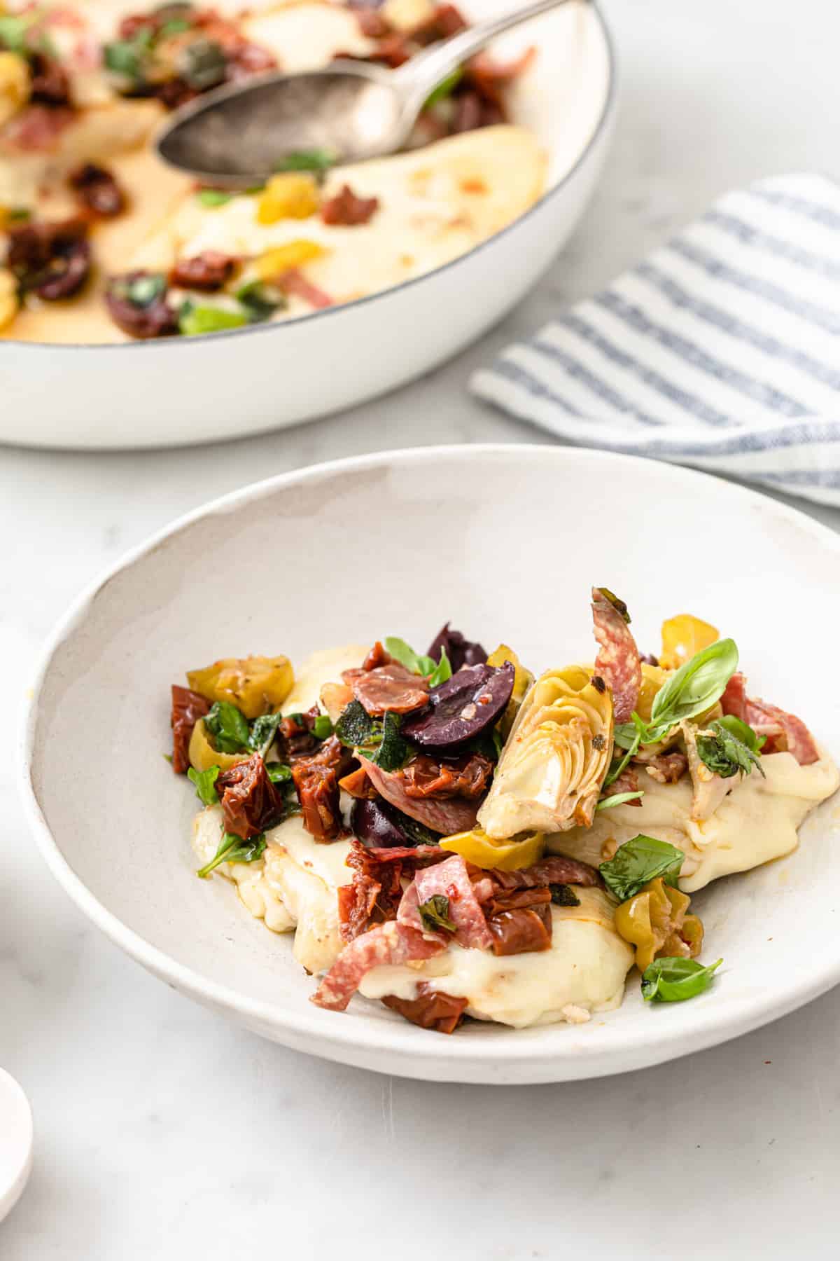 Keto Antipasto Chicken Peace Love and Low Carb