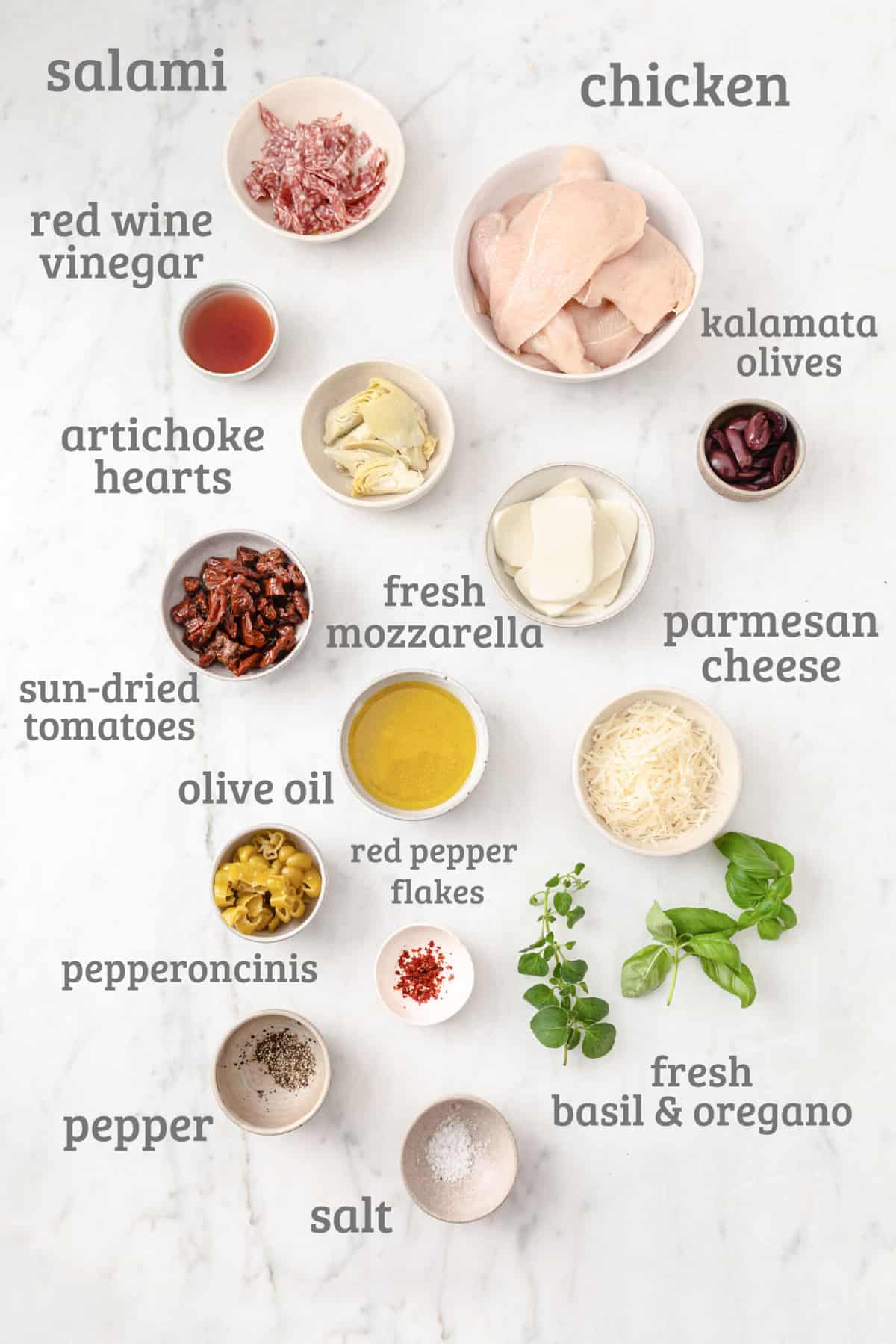 Keto Antipasto Chicken Peace Love and Low Carb