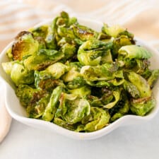 Garlic Parmesan Brussels Sprouts Chips