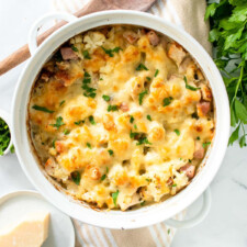 Keto Chicken Cordon Bleu Casserole