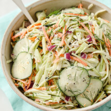 Cucumber Dill Broccoli Slaw