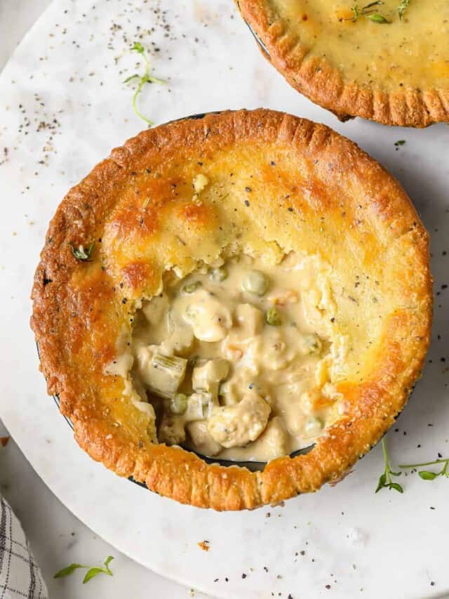 Keto Chicken Pot Pie - Peace Love and Low Carb