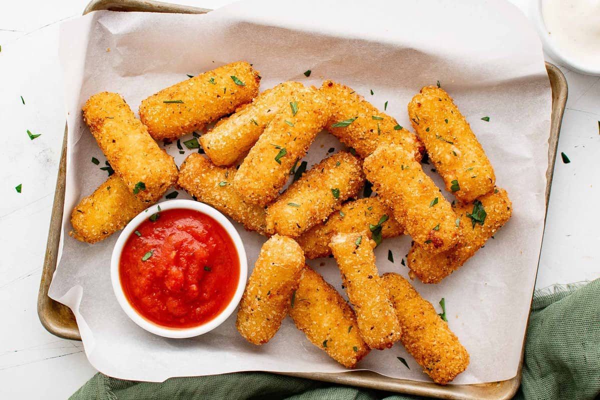 Keto Mozzarella Sticks - Peace Love and Low Carb