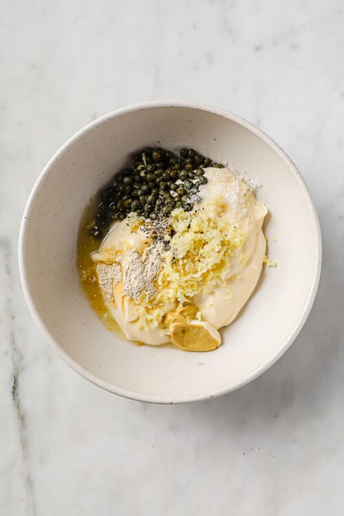 Lemon Caper Aioli Peace Love and Low Carb