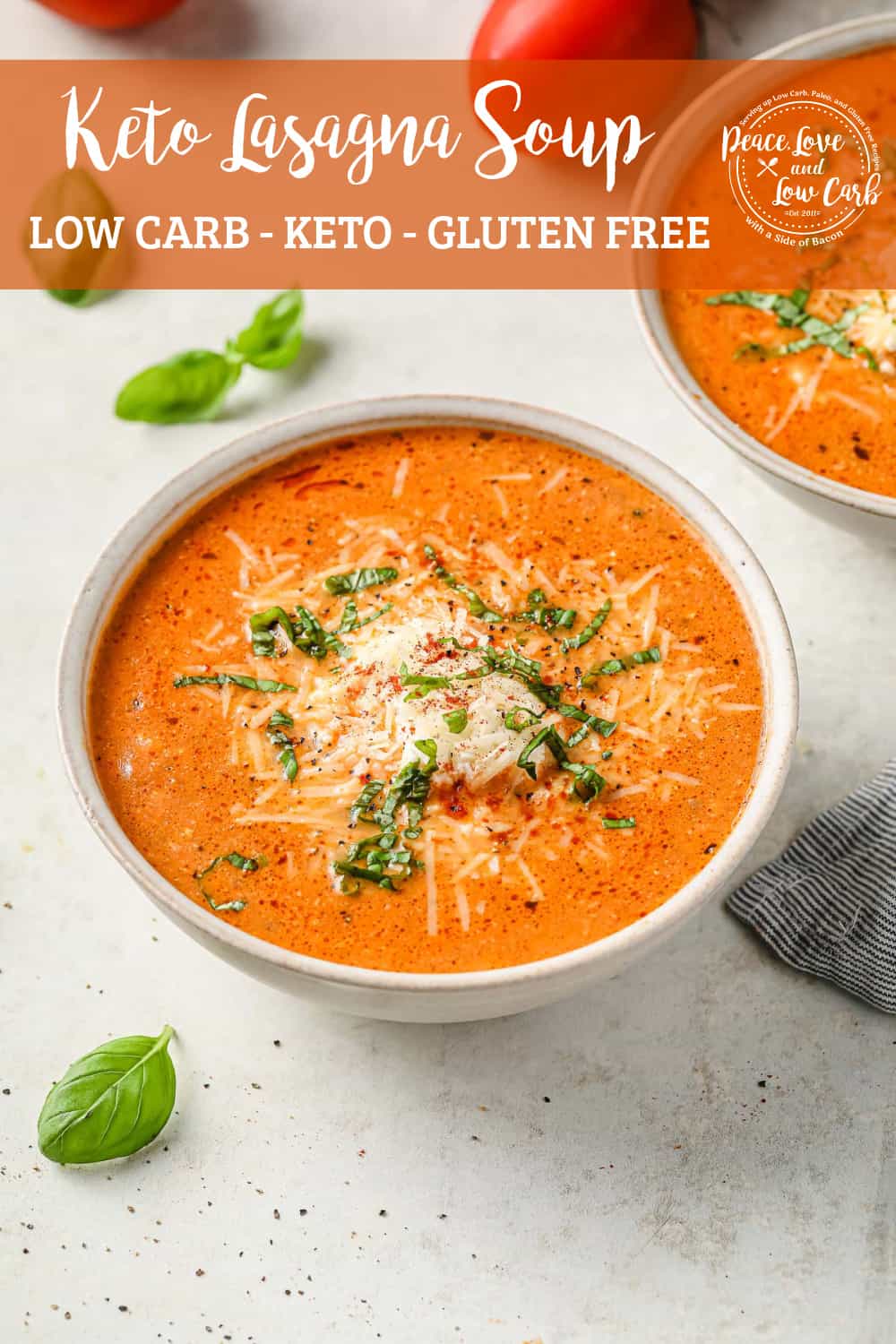 Keto Lasagna Soup - Peace Love and Low Carb