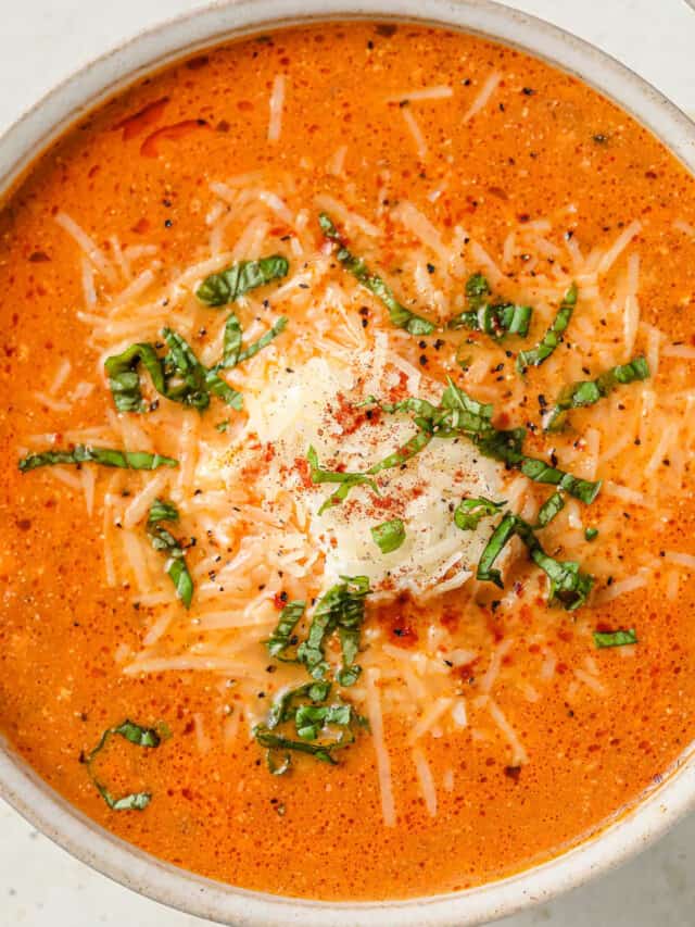 Creamy Keto Lasagna Soup Peace Love and Low Carb