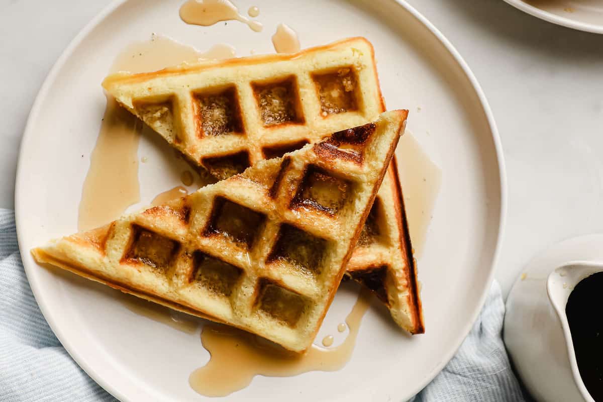 Fortune Cookie Keto Waffles Peace Love and Low Carb