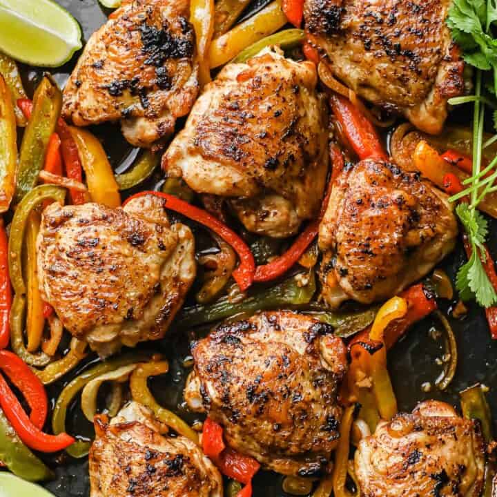 Sheet Pan Chicken Fajitas Peace Love and Low Carb