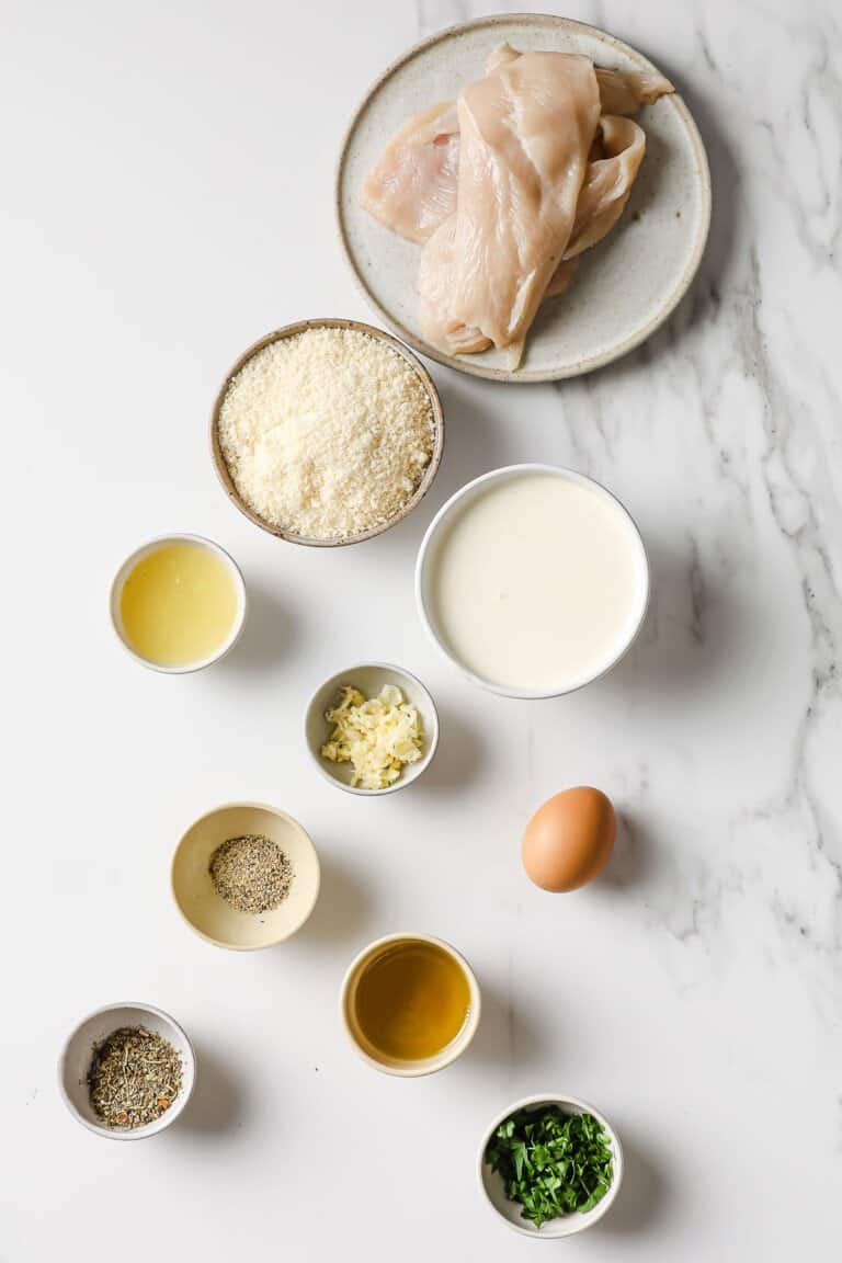 Parmesan Crusted Chicken with Lemon Cream Sauce