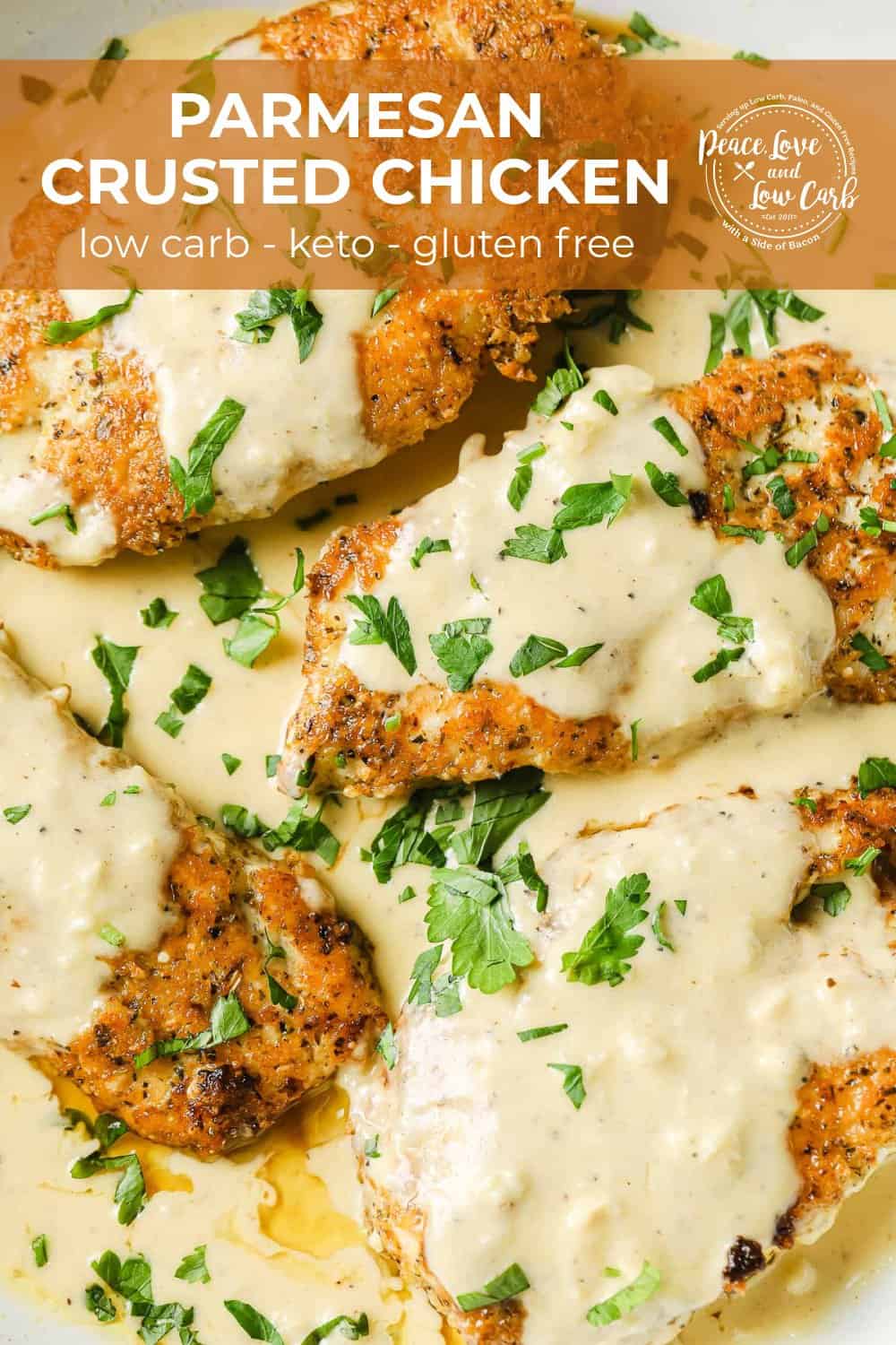 Parmesan Crusted Chicken with Lemon Cream Sauce